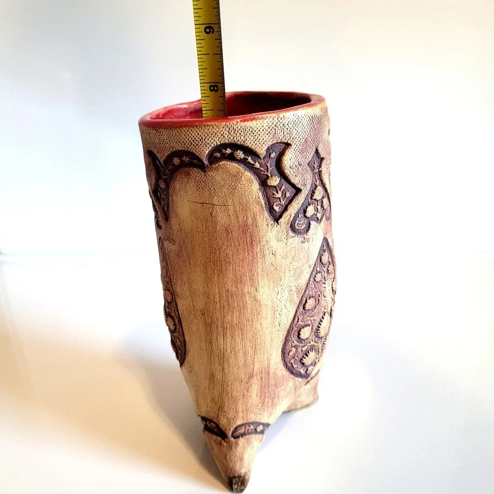 Handmade Art Pottery Vase 8